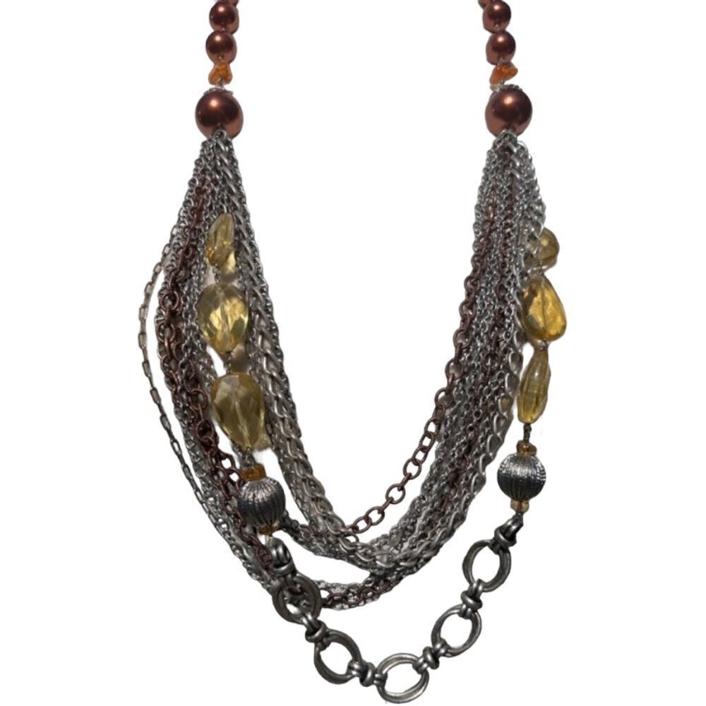 Chico's Multilayer Statement Necklace - Picture 7 of 13